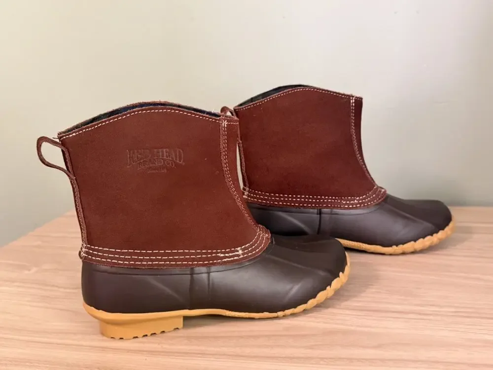 RedHead Classic II Men Duck Boots Insulated Waterproof Pull On Suede Rubber [Ins